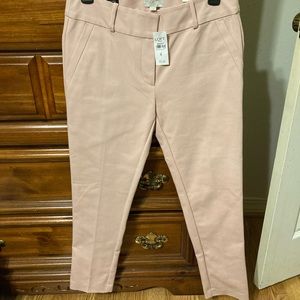NWT LOFT Modern Skinny Pale Pink Dress Pants Size4